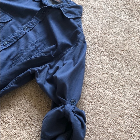 Ben Sherman blue cotton button down - Picture 5 of 5